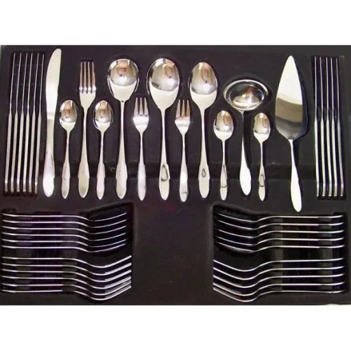 Excellent Houseware Besteckset für 6 Personen - 60 Teile - rostfreier Stahl
