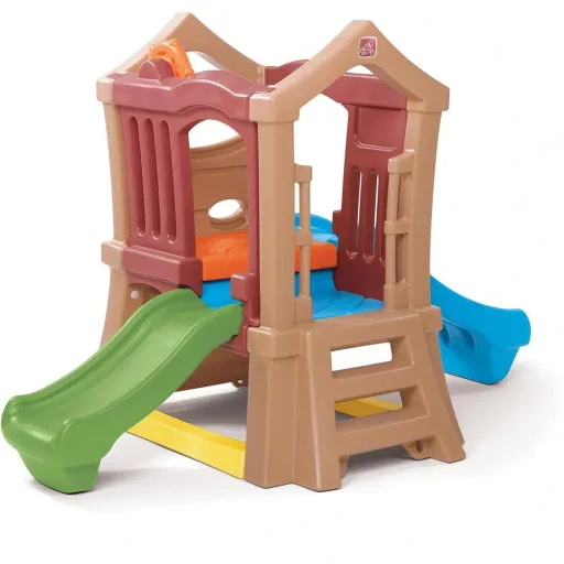 Spielen Up Doppel Slide Climber