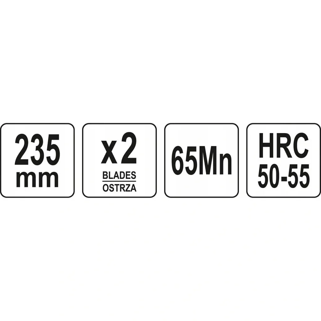 Hobelmaschine mit 2 Messern - 235mm