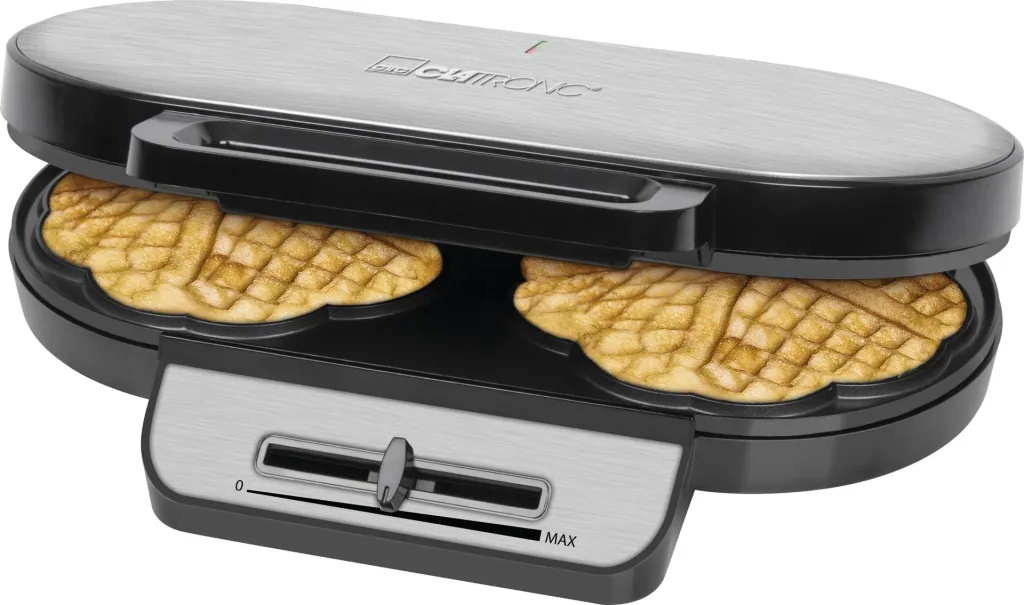 Doppel-Waffelautomat "WA 3745", Waffeleisen, Herzchen