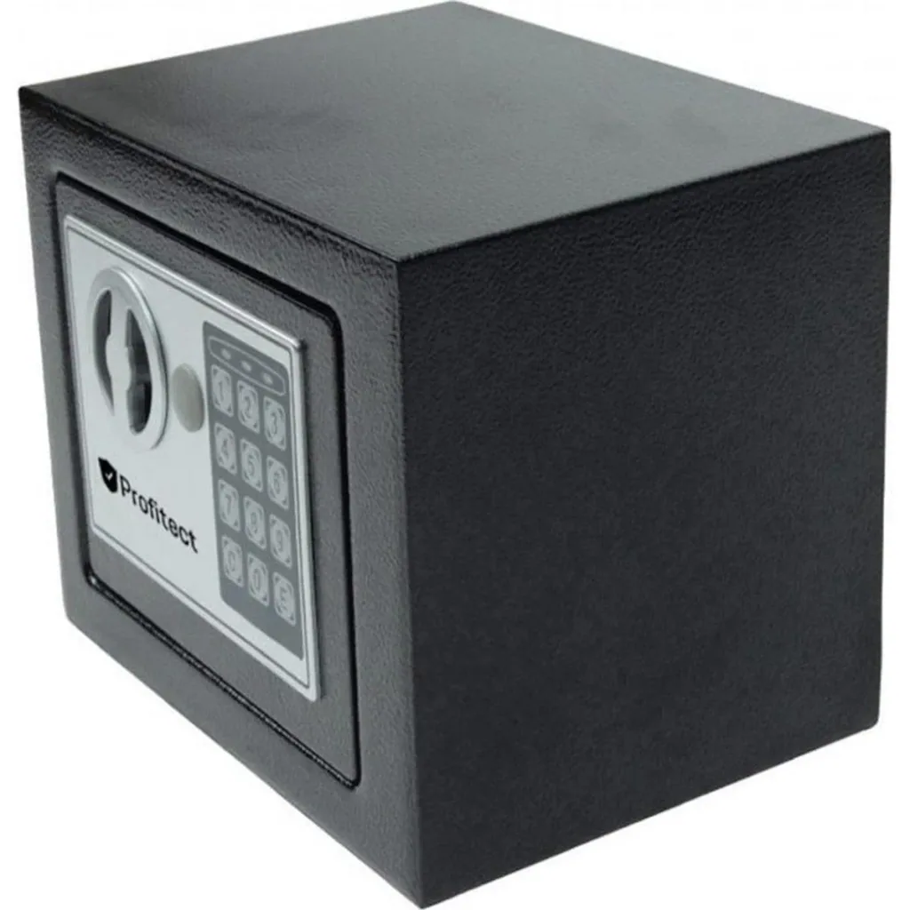 Elektronischer Safe - 31x20x20 cm - Schwarz