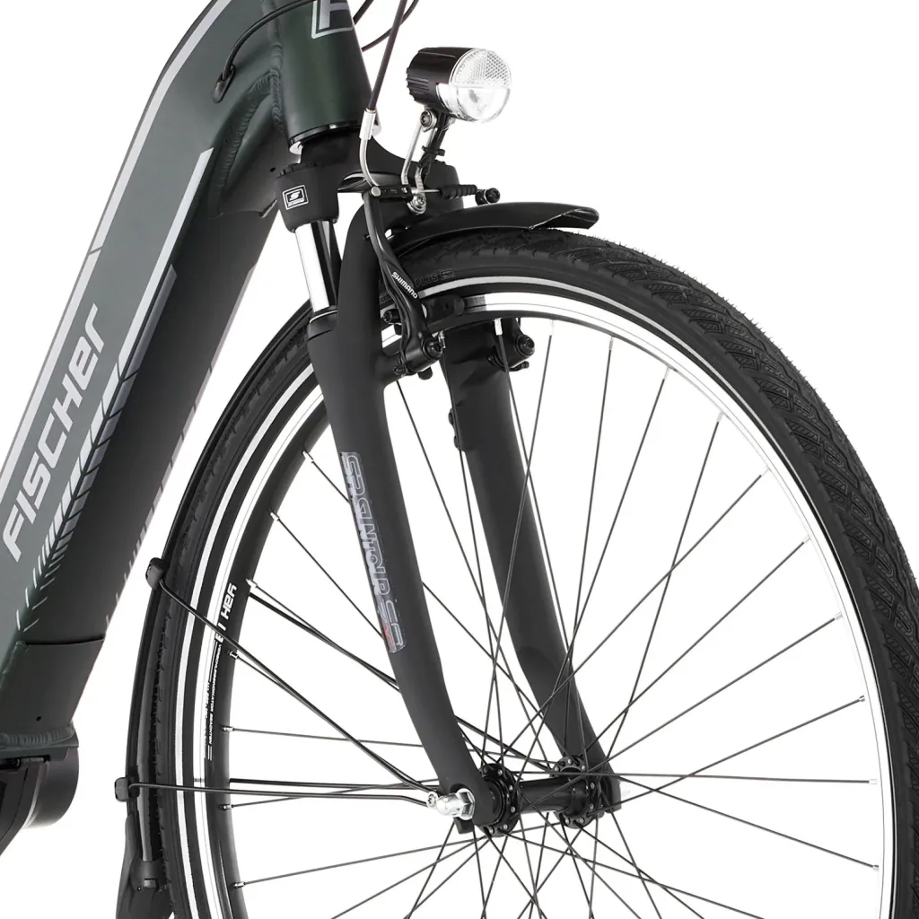 Unisex E-Bike City, 28 Zoll, Rahmengröße 41cm, 7-Gang Nabenschaltung, grün matt, CITA 3.2i
