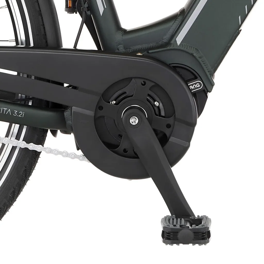 Unisex E-Bike City, 28 Zoll, Rahmengröße 41cm, 7-Gang Nabenschaltung, grün matt, CITA 3.2i