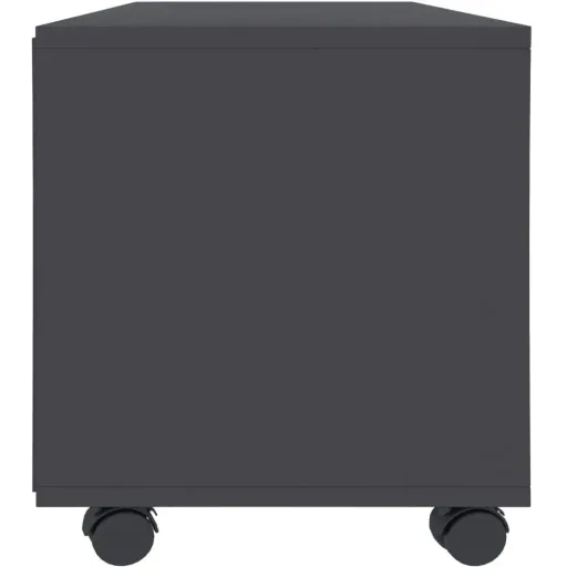 TV-Schrank mit Rollen 90x35x35 cm Spanplatte grau
