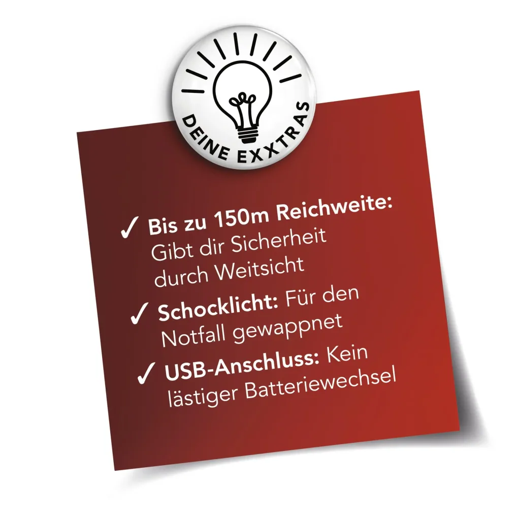 Power- Taschenlampe 3,7 V