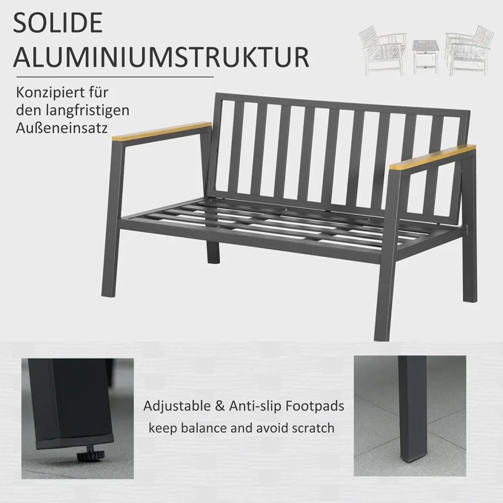 Solar-Wandleuchte - Schwarz - 23 x 26 x 47 cm