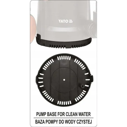 Tauchpumpe für sauberes und schmutziges Wasser - Kolbenpumpe - 900W - 18000L/h - Max. Ansaugung 1 mm