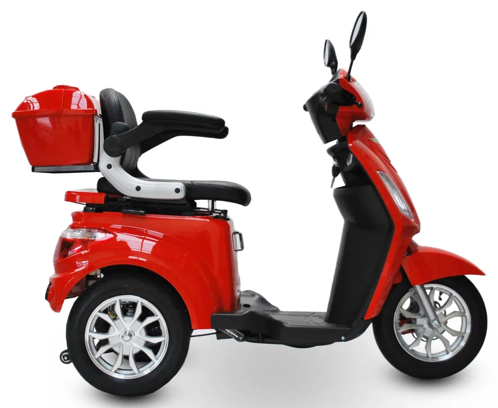 Elektromobil 500 Rot, 15 km/h, Seniorenroller/Seniorenmobil