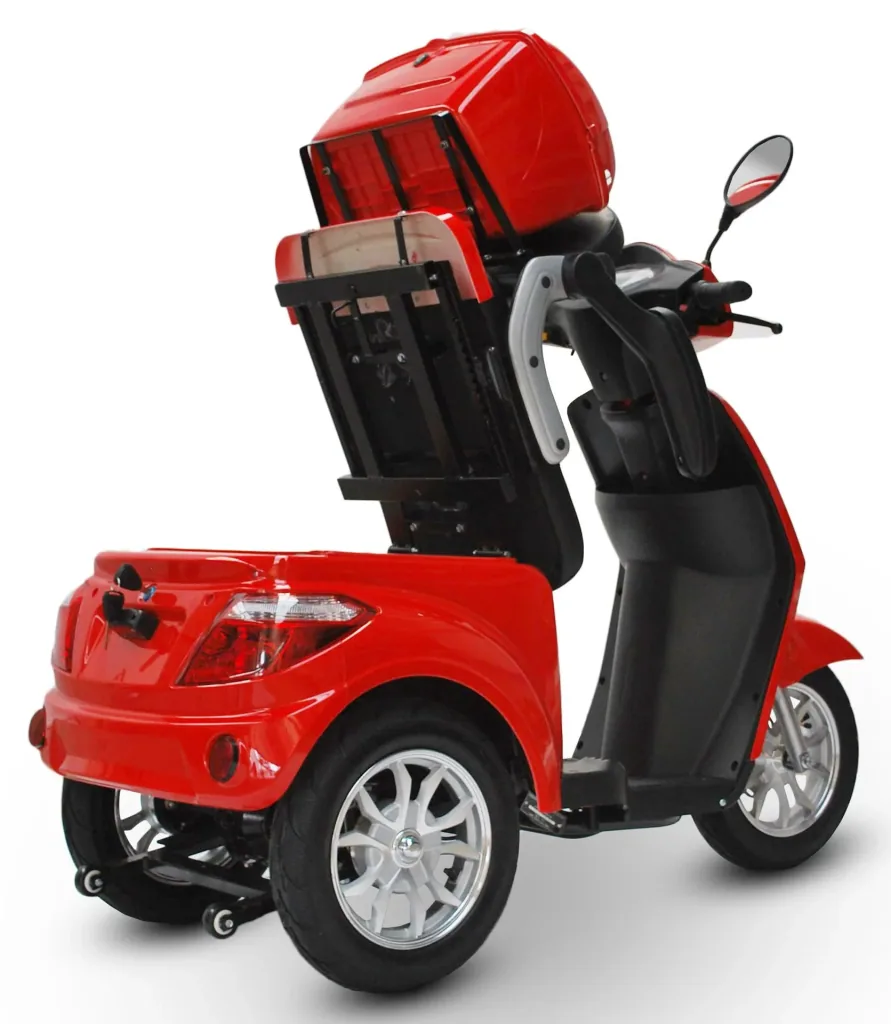 Elektromobil 500 Rot, 15 km/h, Seniorenroller/Seniorenmobil