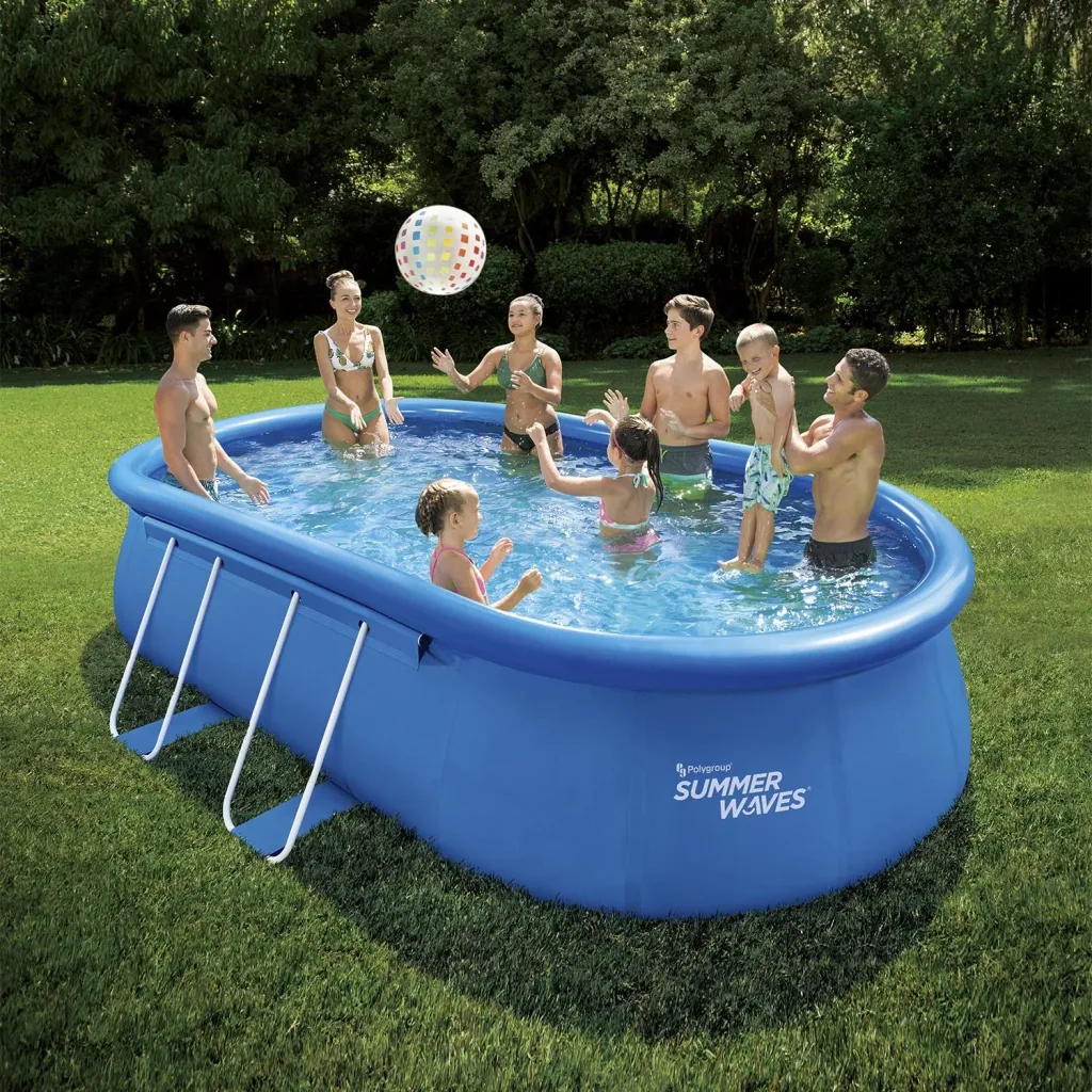Summer Waves Quick Set Pool 549 x 305 x 107 cm blau