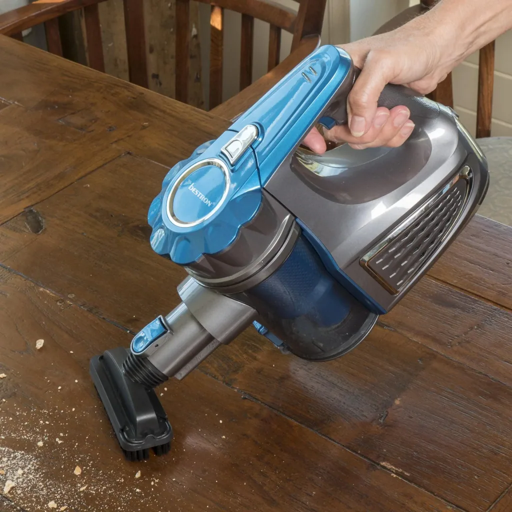 2 in 1 Akku-Zyklon-Handstaubsauger „Practico Go“, beutellos, mit Turbodüse und Parkettdüse, 21,6 Volt