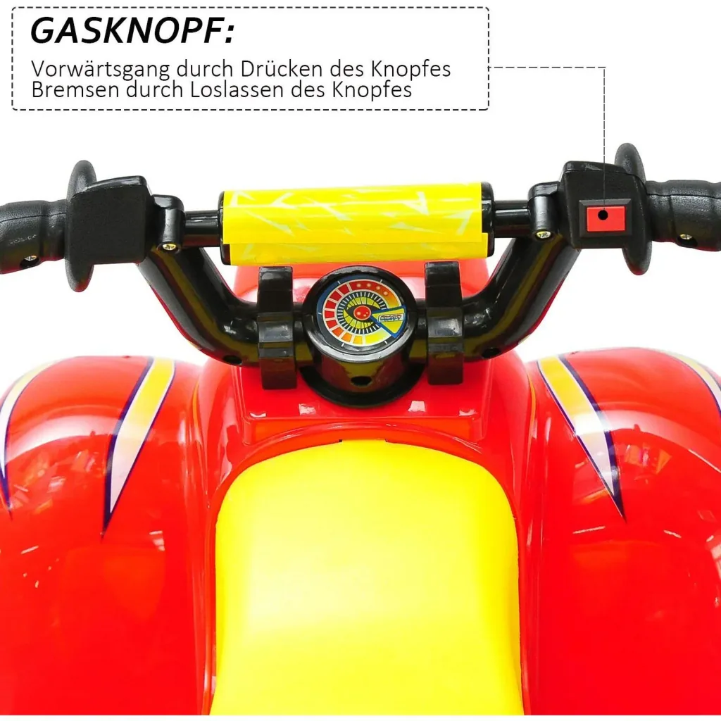 Elektro Kinderauto Quad Kindermotorrad rot