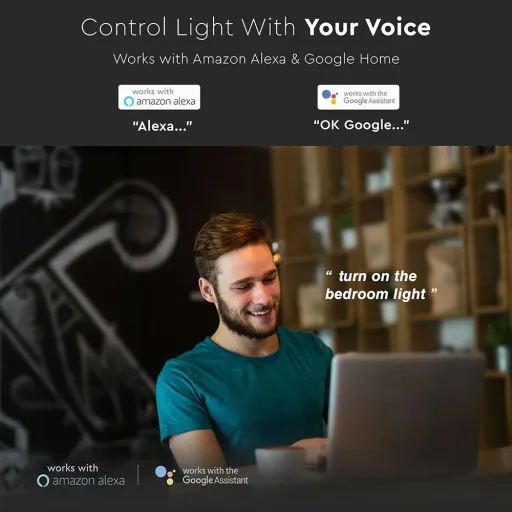 VT-5154 LED WiFi intelligente Lampe - 4,5 W - RGB+W - E14