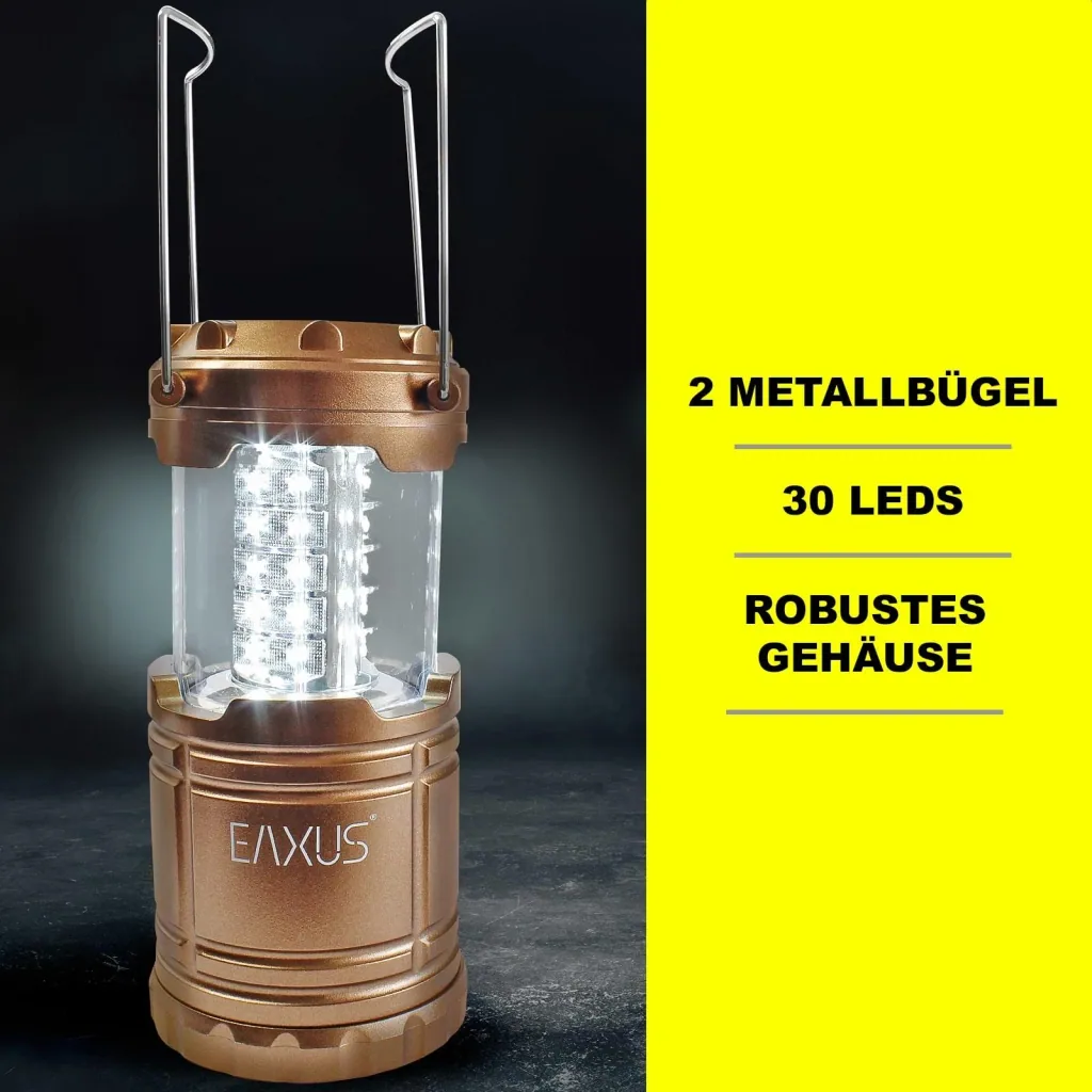 LED Campinglaterne Traveler, zusammenschiebbar