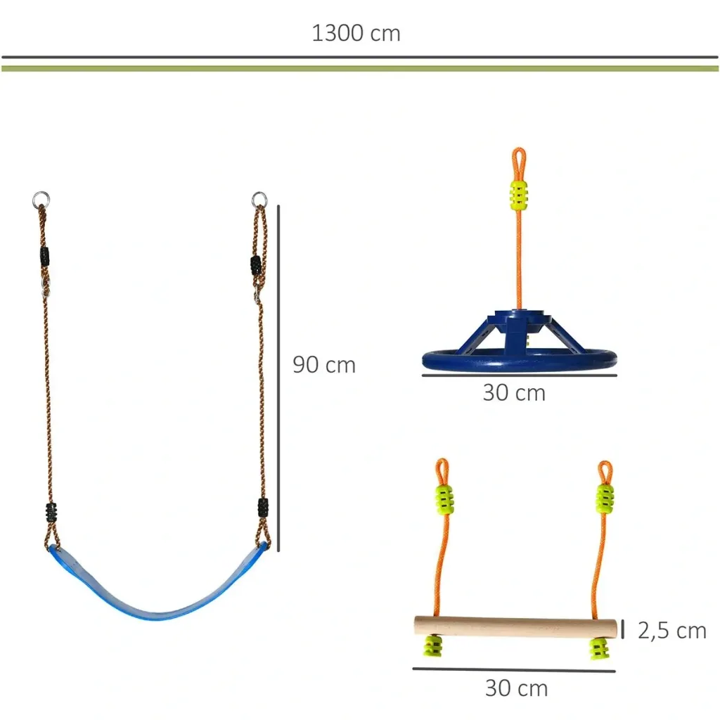 Slackline ninja style - 13 Meter - Kletterset für Kinder