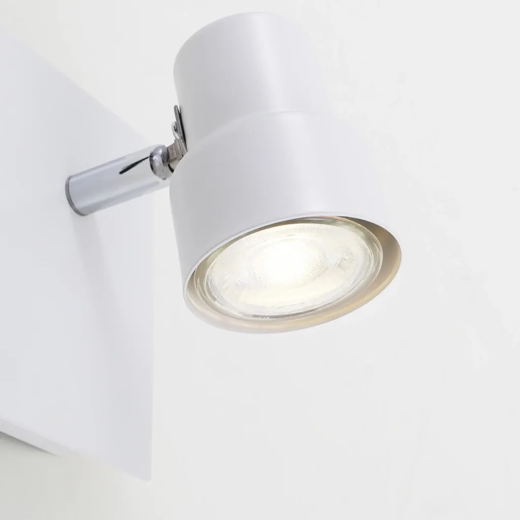 LED Wand- und Deckenleuchte, 12 cm, 460 Lumen, GU10/5 Watt, weiß