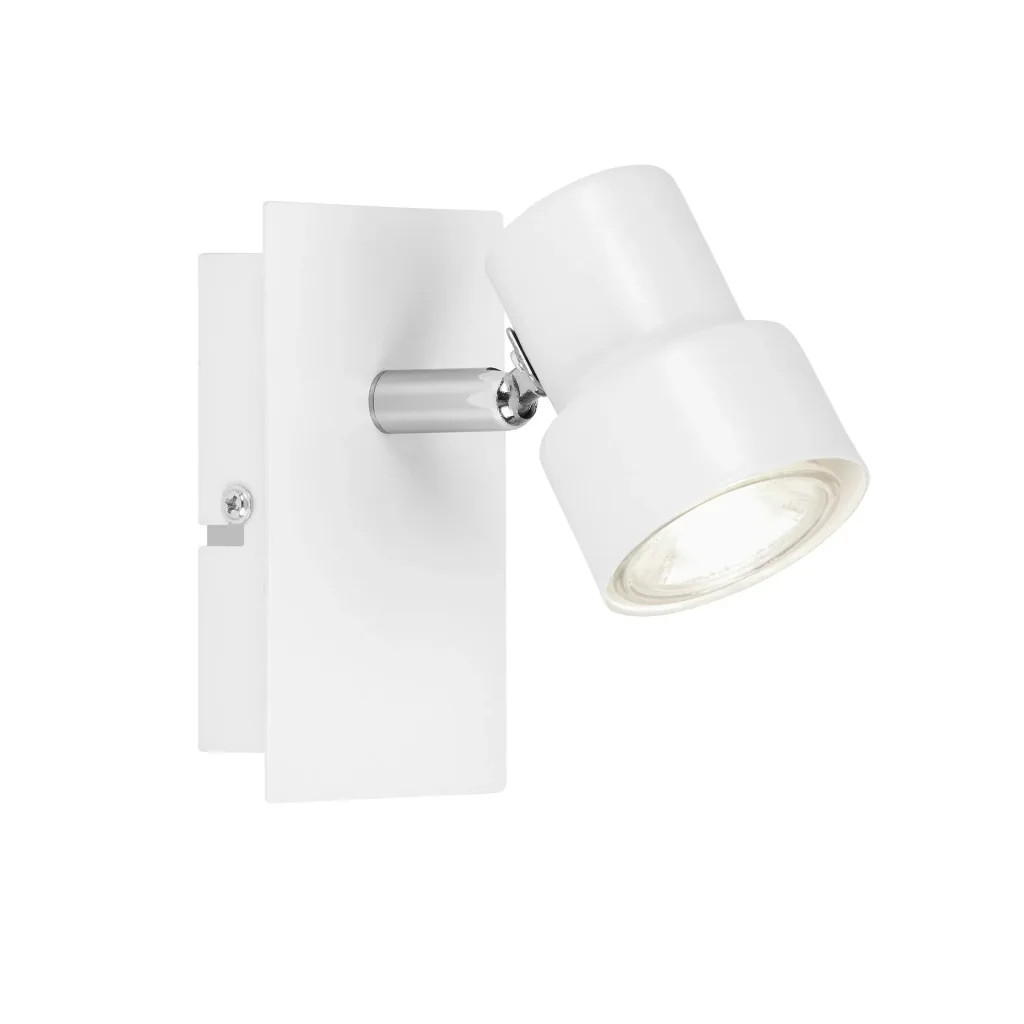 LED Wand- und Deckenleuchte, 12 cm, 460 Lumen, GU10/5 Watt, weiß