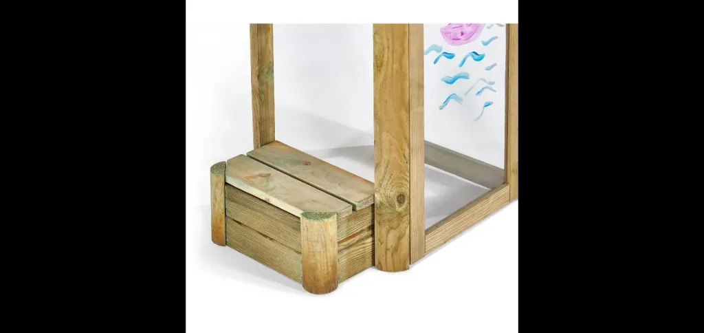 Discovery Wasserspiel Forest , Outdoor-Wasserspiel für Kinder aus Holz, Malscheibe, natur