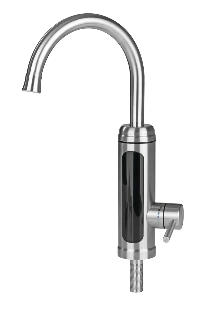 Warm- & Kaltwasserarmatur, elektrisch, Edelstahl, 3600 Watt