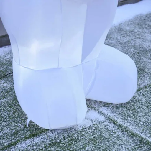 Aufblasbarer Weihnachts-Eisbär 1,8 m Decorationen