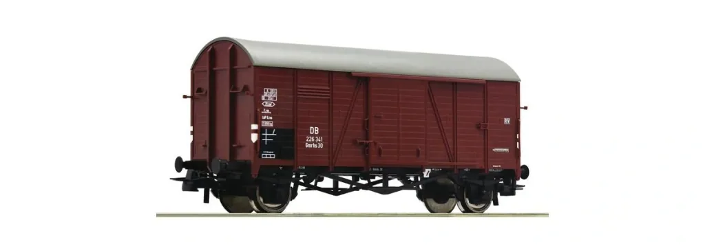 Gedeckter Güterwagen, Bauart Gmhs 30 Oppeln , der Deutschen Bundesbahn