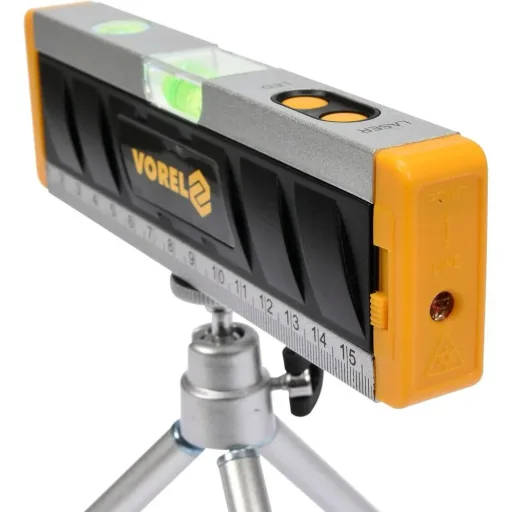 Laser-Wasserwaage mit Stativ - 170mm - Mit LED-Beleuchtung