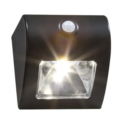 Solar Wand- und Zaunlicht mit Bewegungsmelder, 2er Set