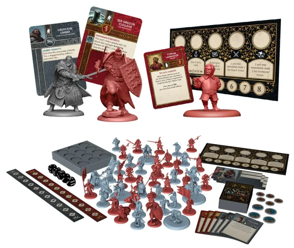 A Song of Ice & Fire: Tabletop Miniaturen - Stark vs. Lannister Starter-Set