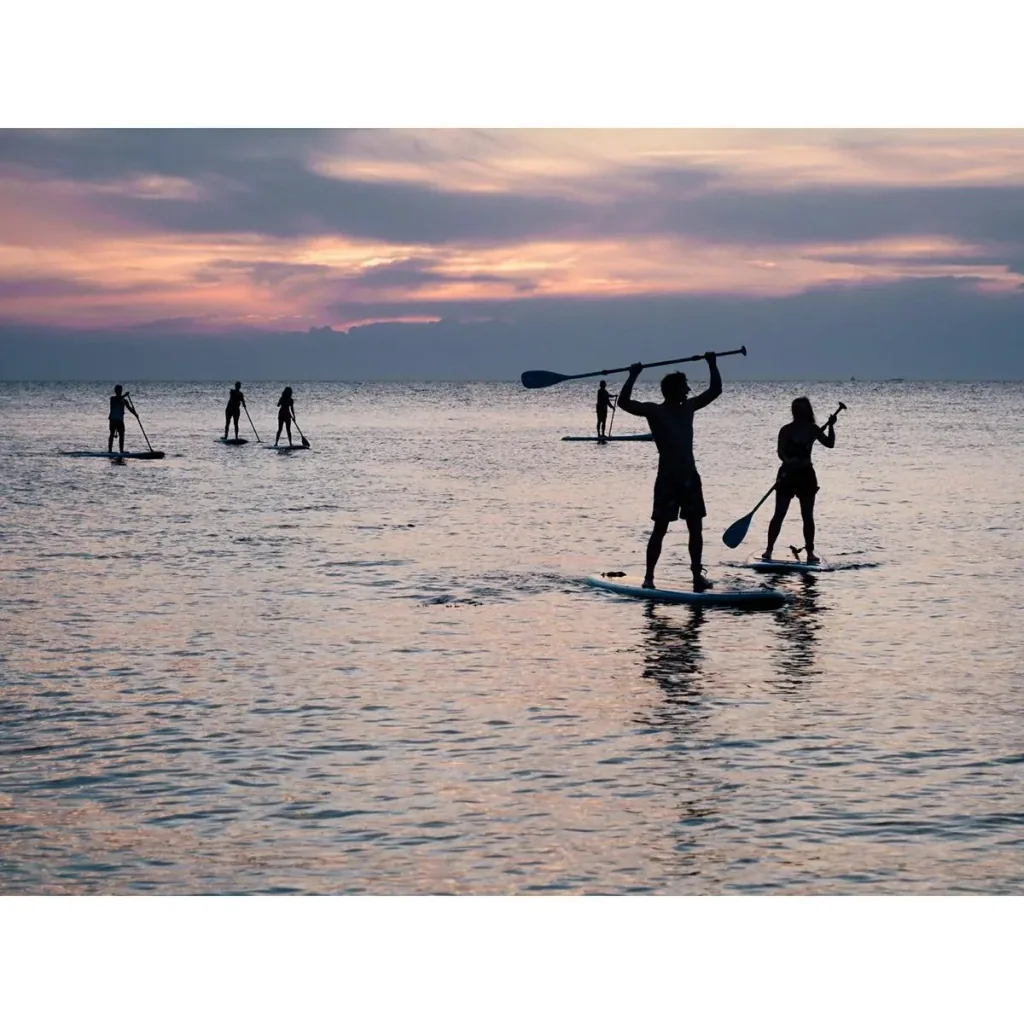 Pacific Special Edition Sup board set mit FREE SUP Chair - 285 cm - Bis zu 100kg - Blau