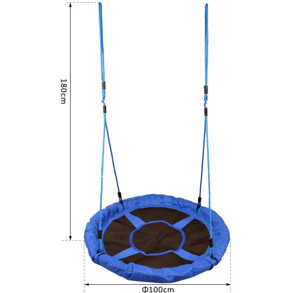 Nestschaukel Kinderschaukel 100cm bis 100kg Blau