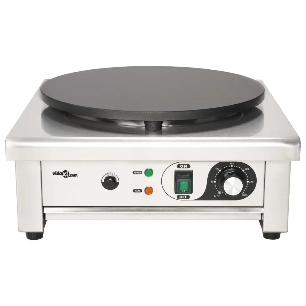 Elektrischer Crêpe-Maker mit Abtropfschale 40 cm 3000 W