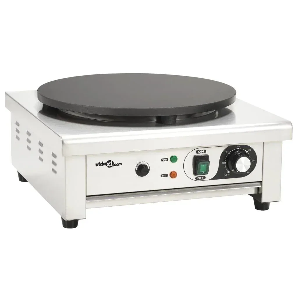 Elektrischer Crêpe-Maker mit Abtropfschale 40 cm 3000 W