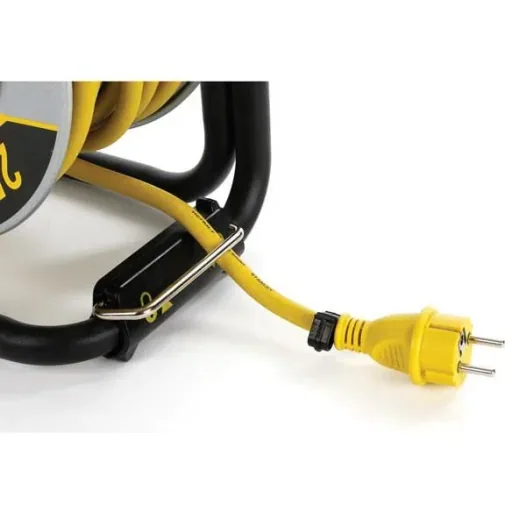 Professionelle Kabeltrommel mit Verdrehsicherung - Neopren - 40 M - 3G2.5 - 4 Steckdosen