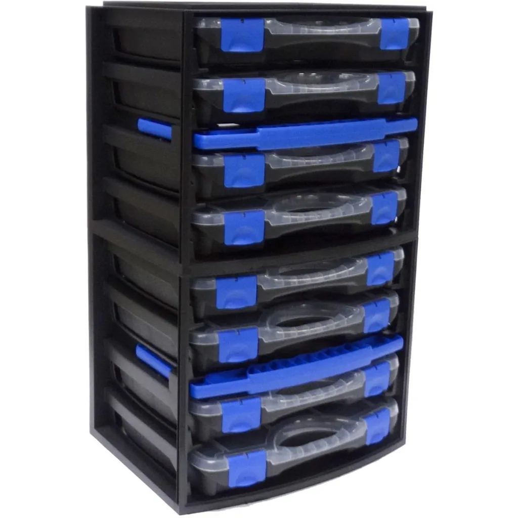 TAYG Sortierbox - 388 x 290 x 61 mm - Mit 21 herausnehmbaren Fächern