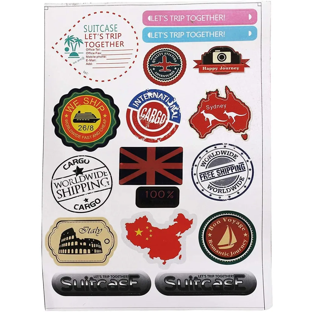 Kinderkoffer Motorrad Kindergepäck mit Gurt Vier-in-One-Koffer sitzen PP Rosa 52 x 23 x 39 cm
