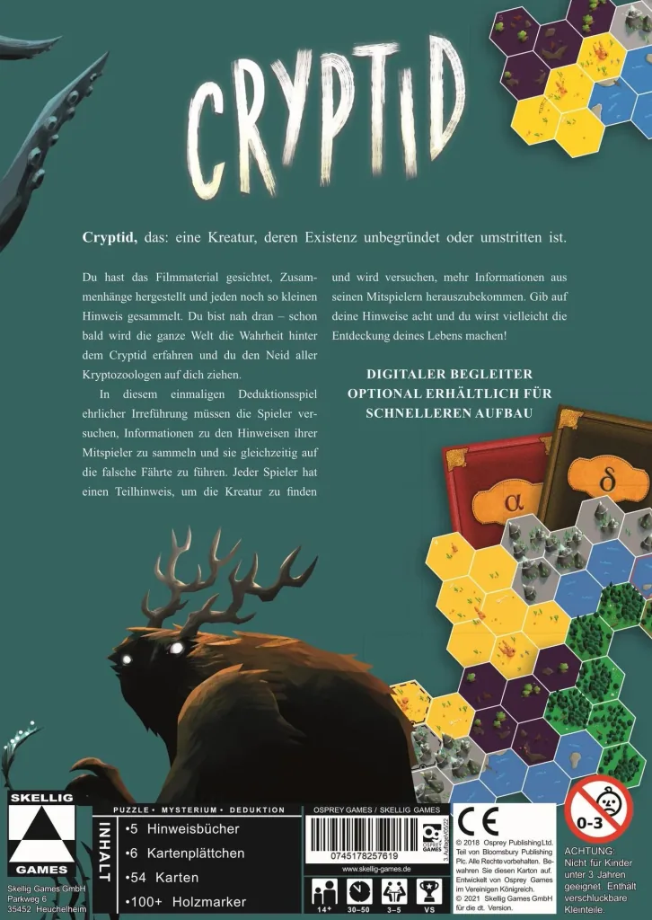 Cryptid - Nominiert zum Kennerspiel des Jahres 2022