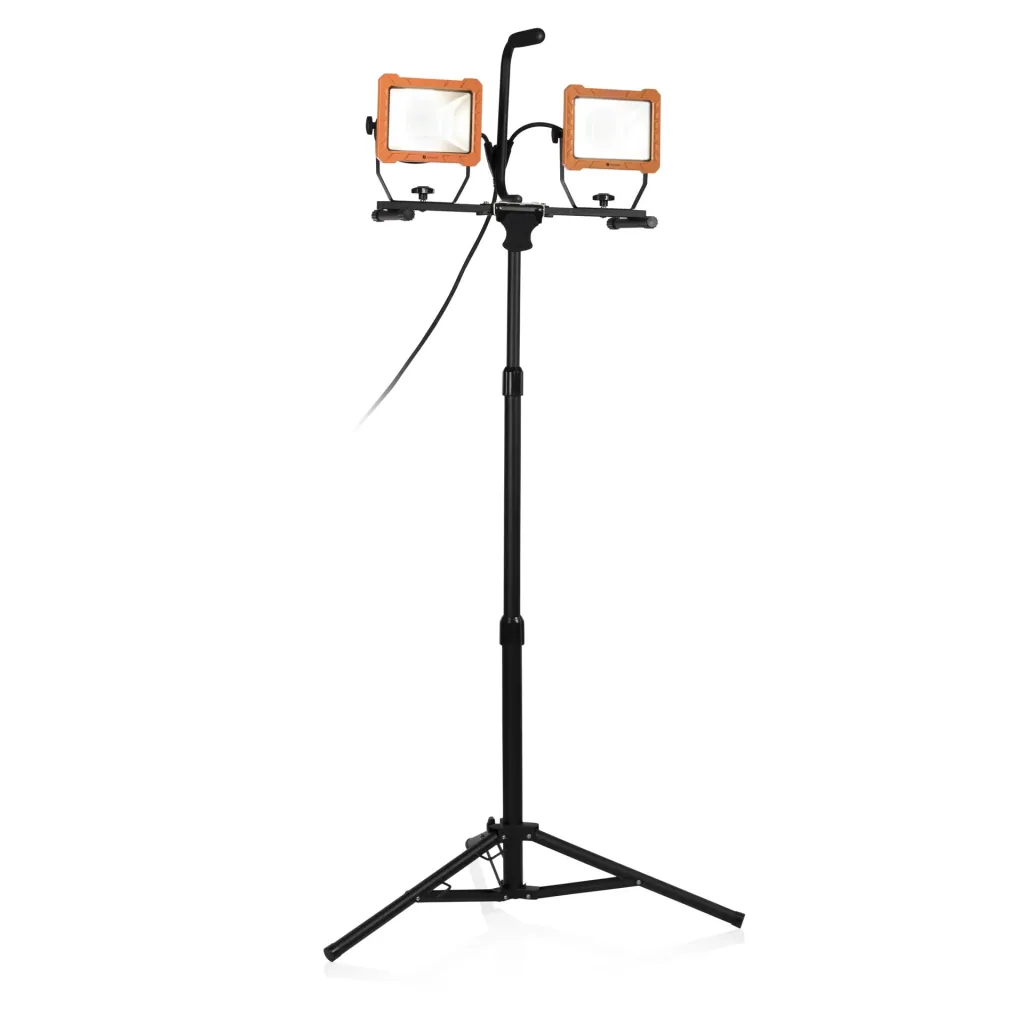 LED Stativ Doppelstrahler mit 2 x 30 Watt und 2400 Lumen