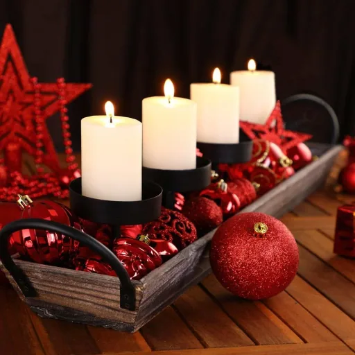 Weihnachtskugeln - Christbaumschmuck - Rot 100 Stück.