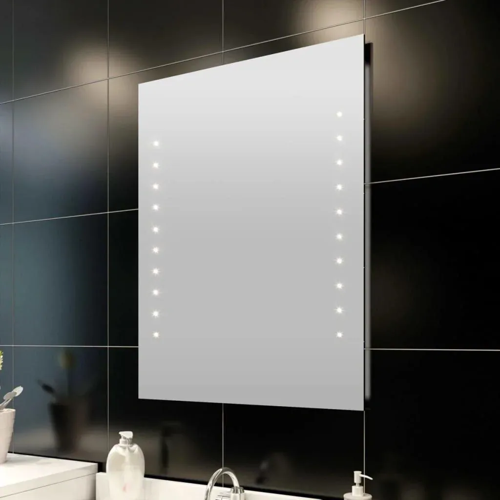 Badezimmerspiegel mit LEDs 60x80 cm