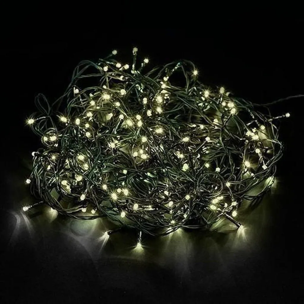 3x Weihnachtsbaum Lichter 14 Meter Warm Weiß - 700LED für Innen und Außen