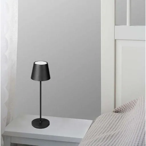 VT-7522 Tischleuchte - 3000K - Dimmbar über Touch - Wiederaufladbar - Schwarz- IP54