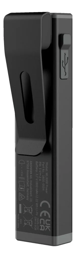 Profi Mini Werkstattleuchte mit 4,5 Watt COB-LED, wiederaufladbar