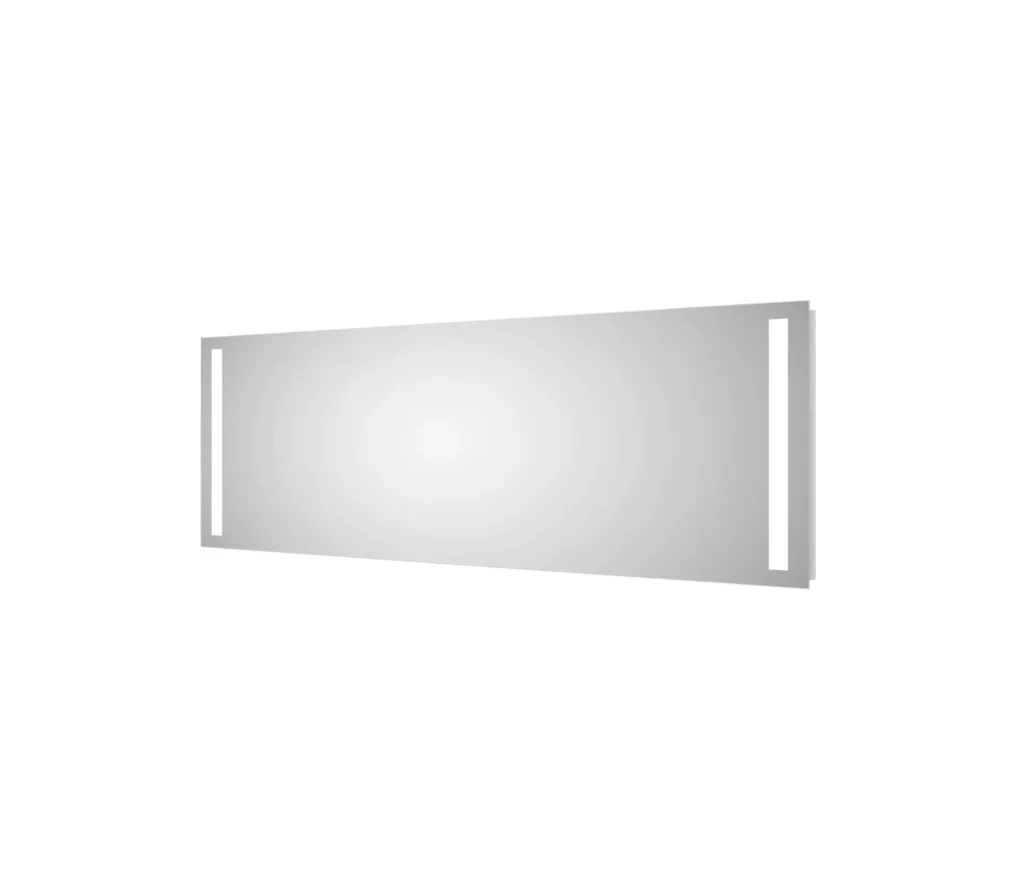 Badezimmerspiegel mit Beleuchtung, "Light" - 160 x 70 cm - mit hinterleuchteten Lichtausschnitten