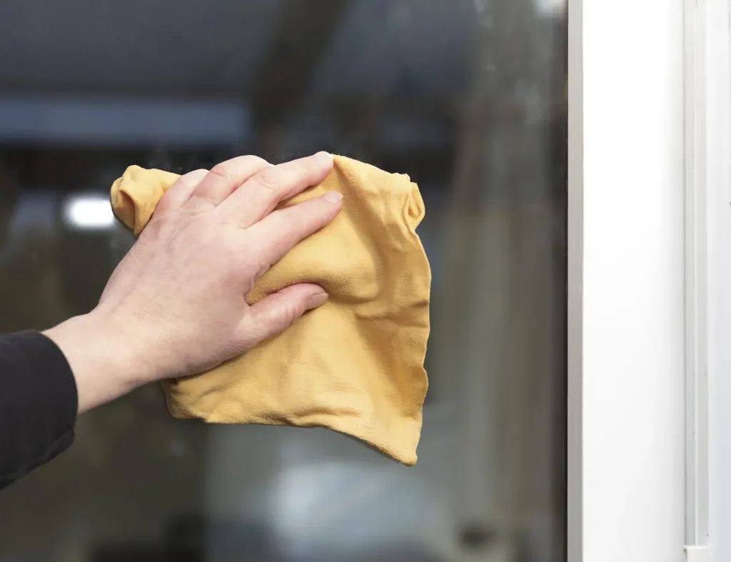 Fensterleder, ca. 59 x 38 cm