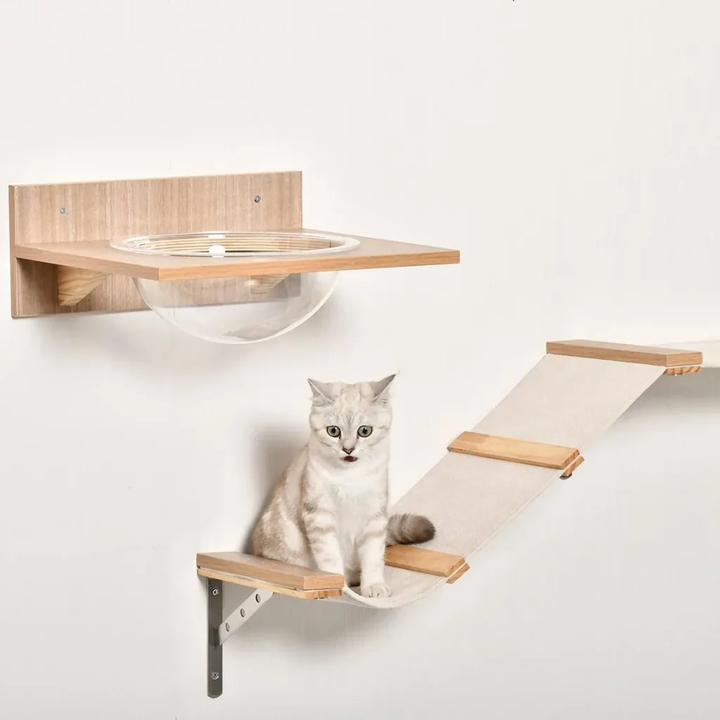 4tlg. Kletterwand für Katzen Katze