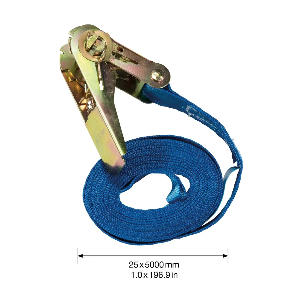 Zurrgurt Spanngurt MM 1017 - stabile Sicherheits-Ratsche, 5 m lang