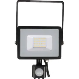 VT-20-S-Z LED-Scheinwerfer mit Sensor - 20 W - 1600 Lm - 4000K - schwarz
