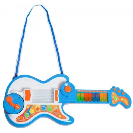 4 in 1 Gitarre Musikinstrument Klavier Trommel