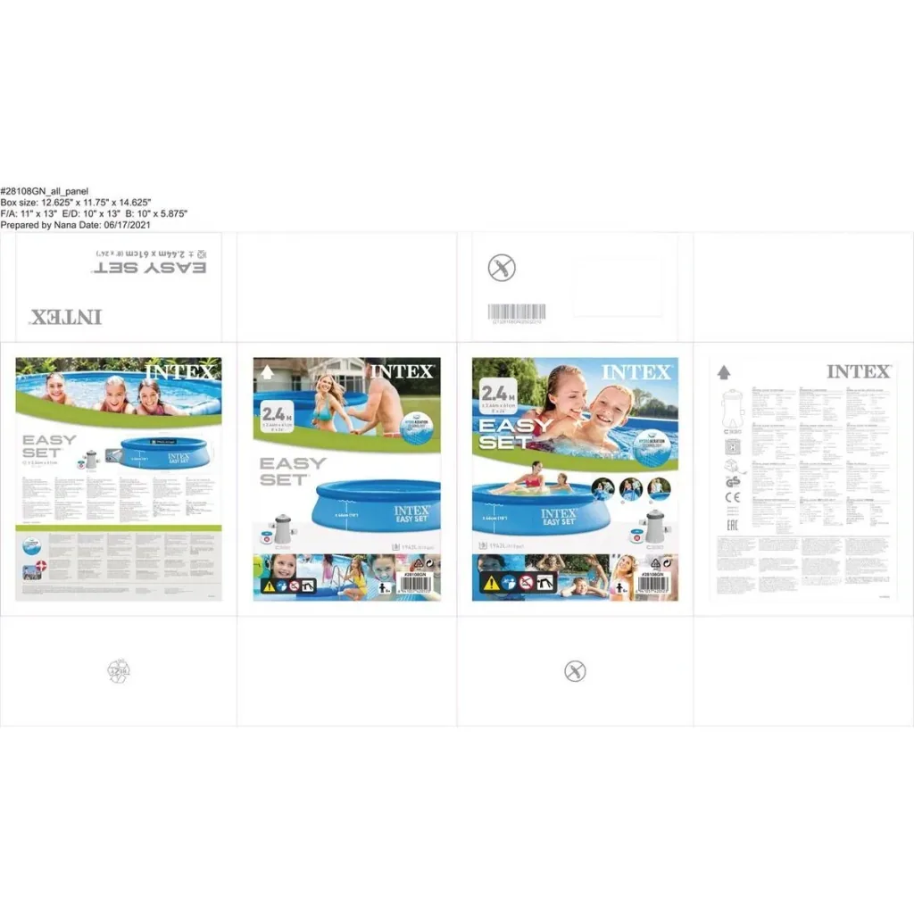 Easy Set Aufblasbarer Pool 244 x 61 cm