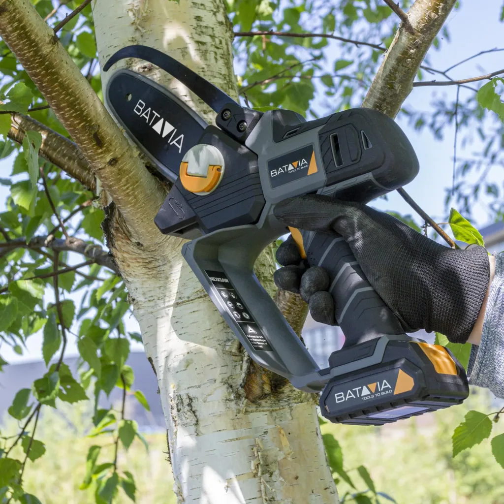 Akku-Einhand-Kettensäge, Set, 12 Volt " Nexxsaw"